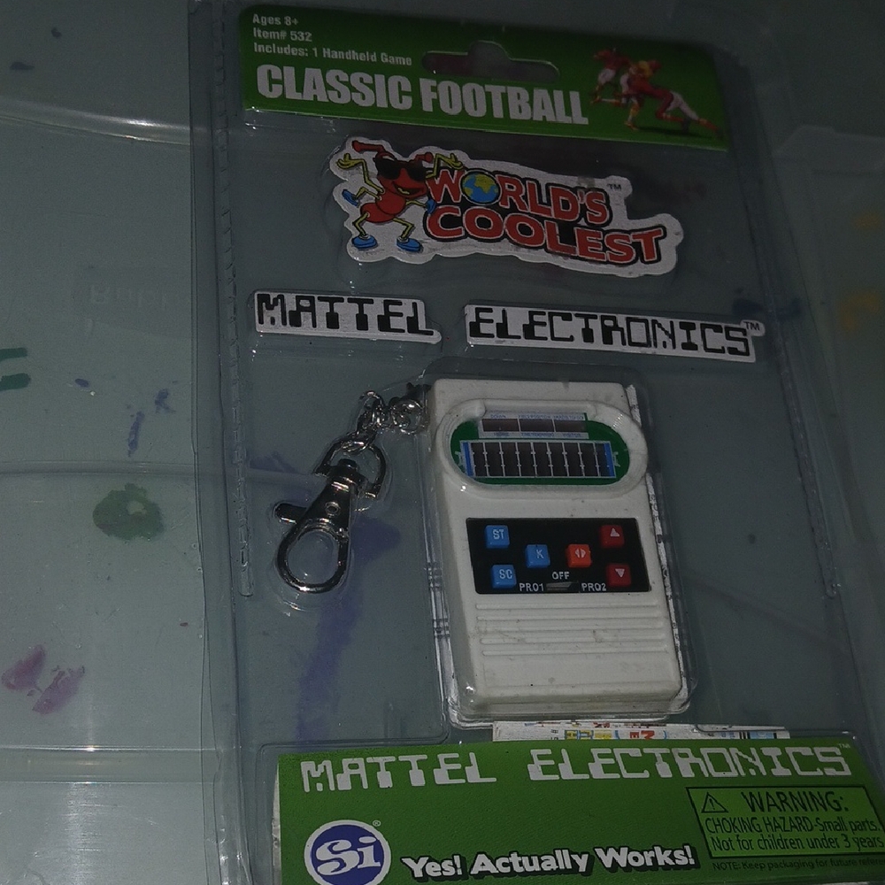 Mattel Electronics Classic Football Keychain